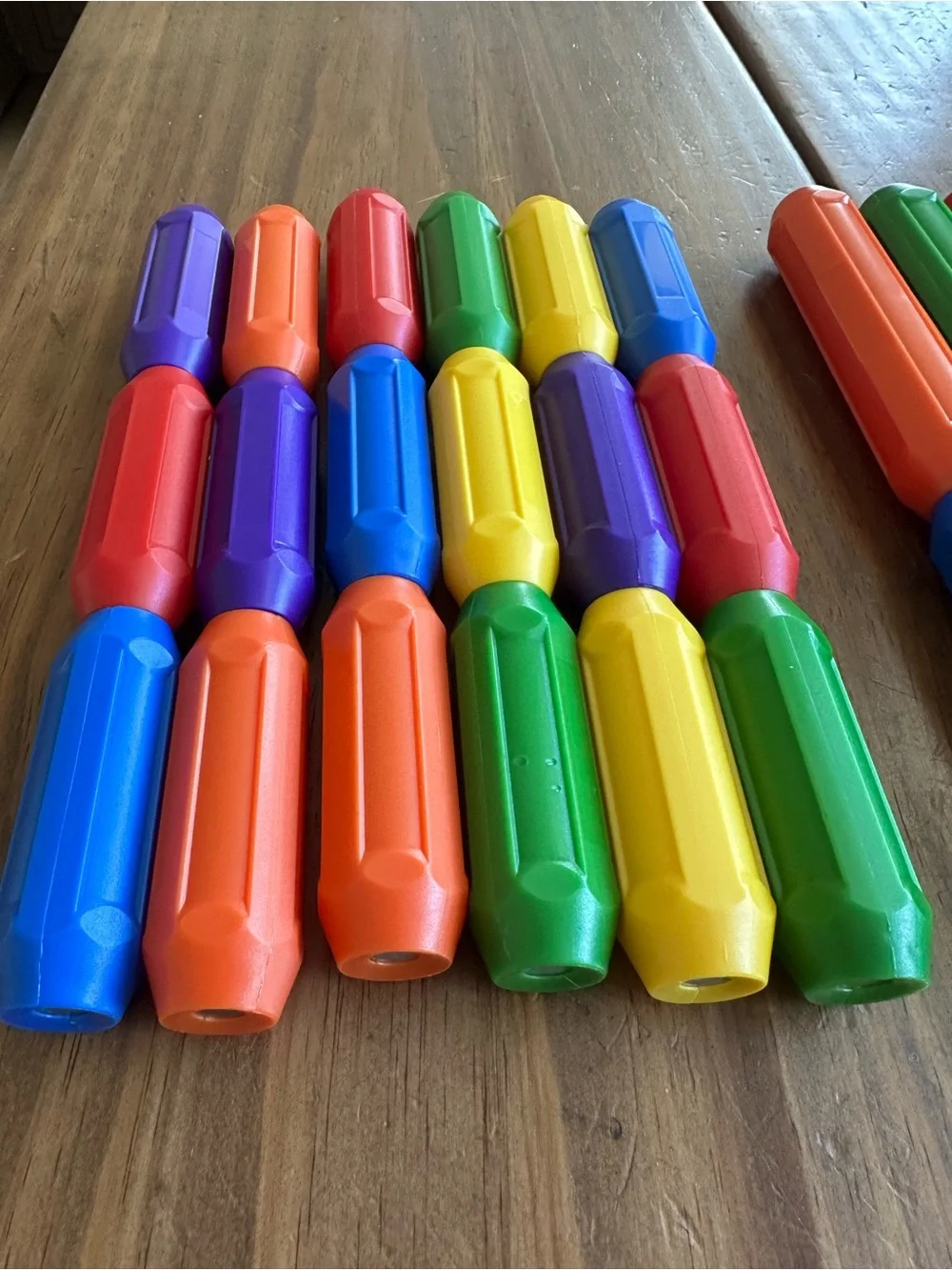 Colorful Magnetic Construction Rods and Balls Multi-Color Kids Building Set